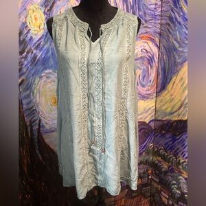 Easel sage, small Boho sundress